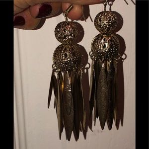 Fun costume tribal style intricate earrings